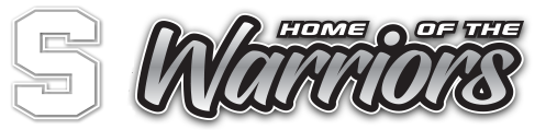 Home of the Warriors logo type