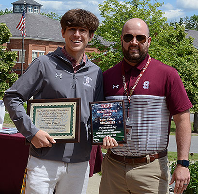 Tyler and Coach Godfrey