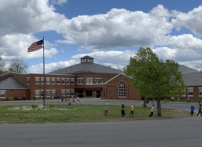 Stillwater Elementary School during recess