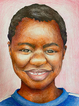 student-created portrait