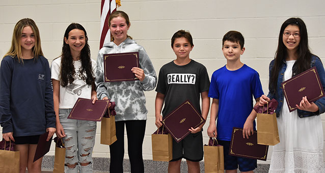 top 6 6th grade students