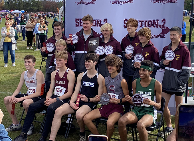 Anthony Zazzaro with group of qualifiers for states