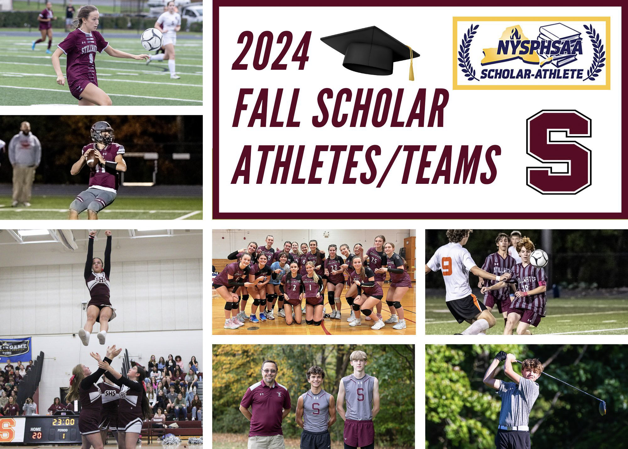 2024 Fall Scholar Athletes/Teams