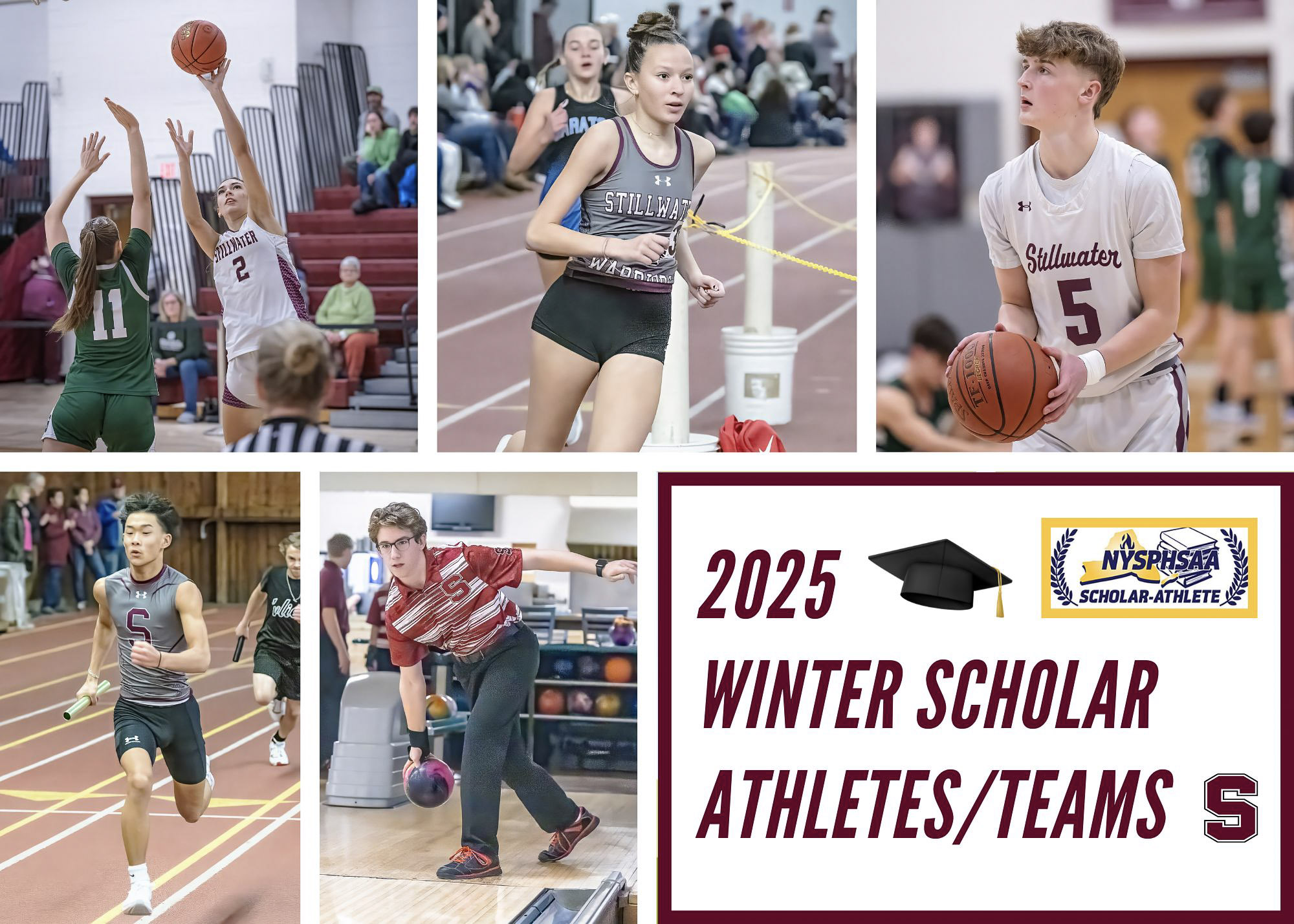 Winter Scholar Teams and Athletes.