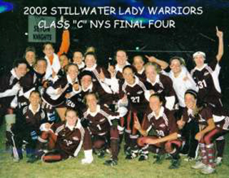The 2002 Girls’ Varsity Soccer team