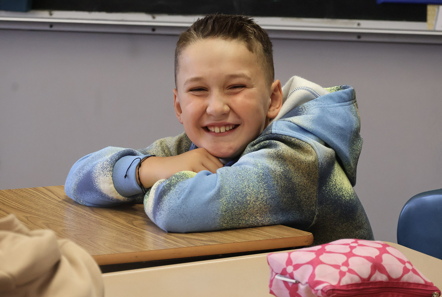 young students laughing