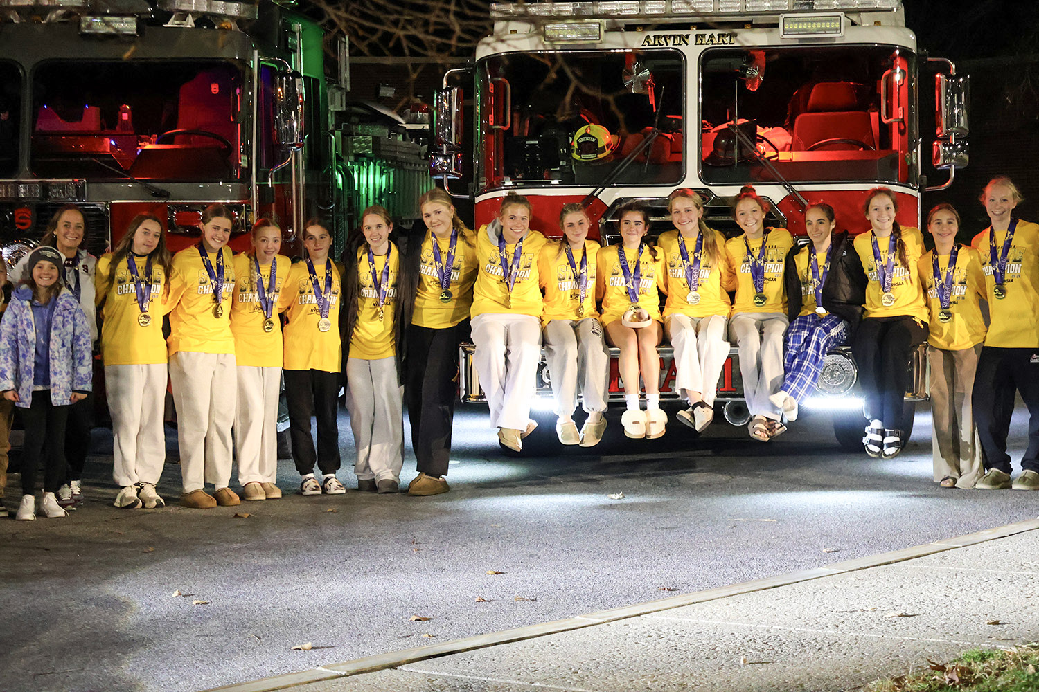 student with basketball with opposing team about to take ball as they score point