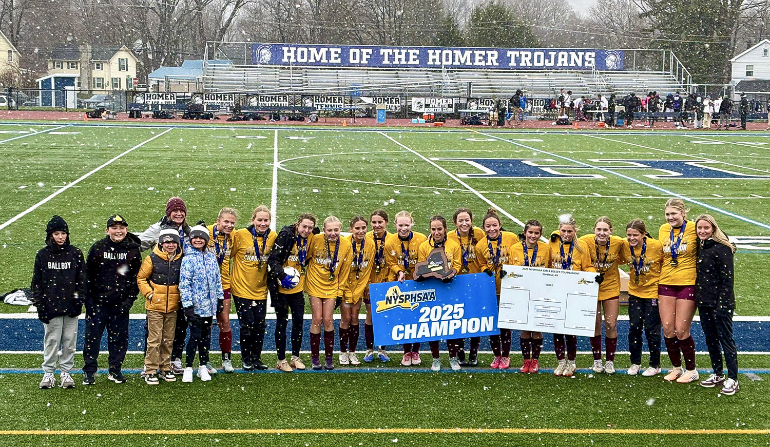 Girls varsity soccer team wins Class C State Championship