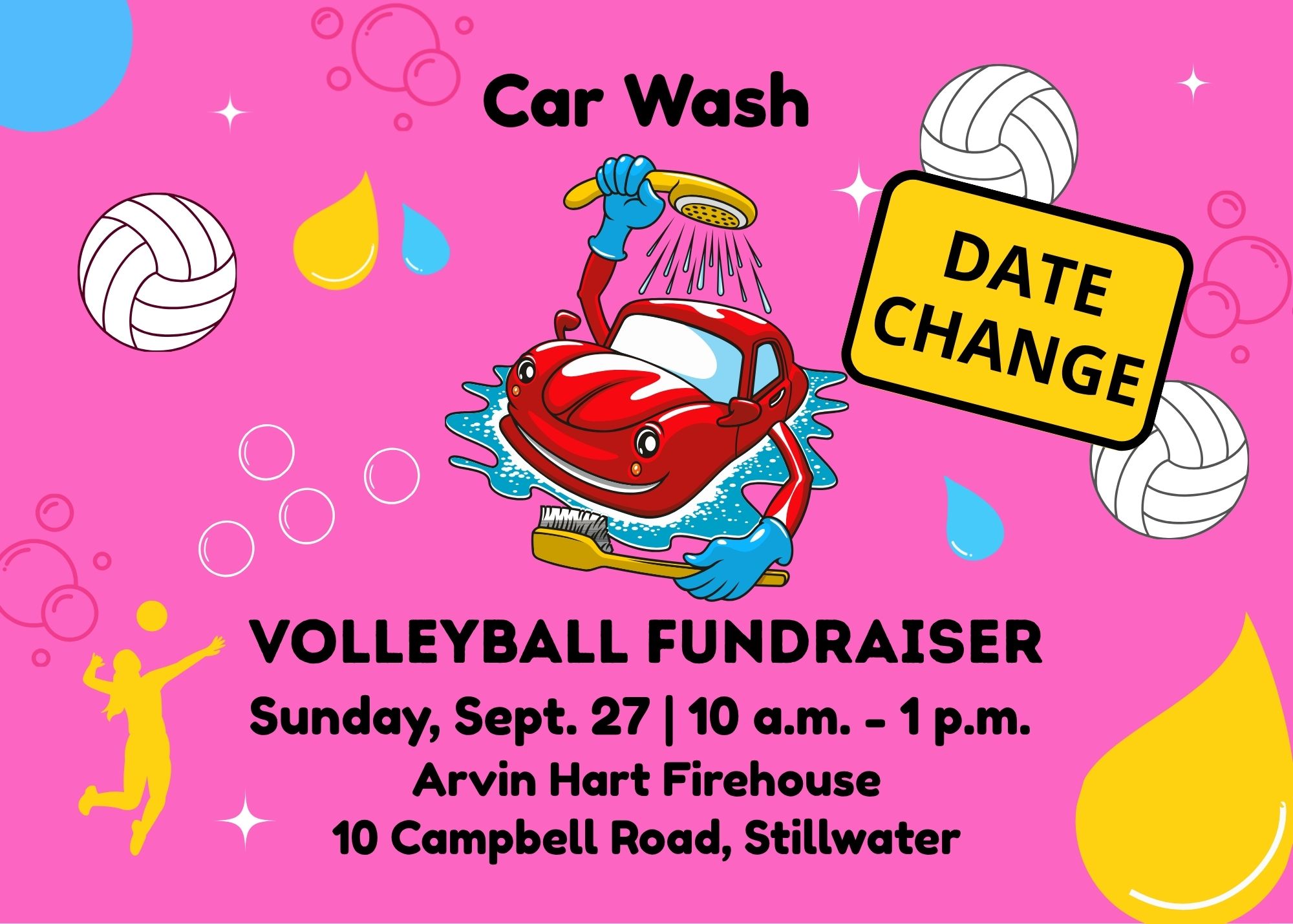 Stillwater volleyball car wash fundraiser moved to Sept. 27